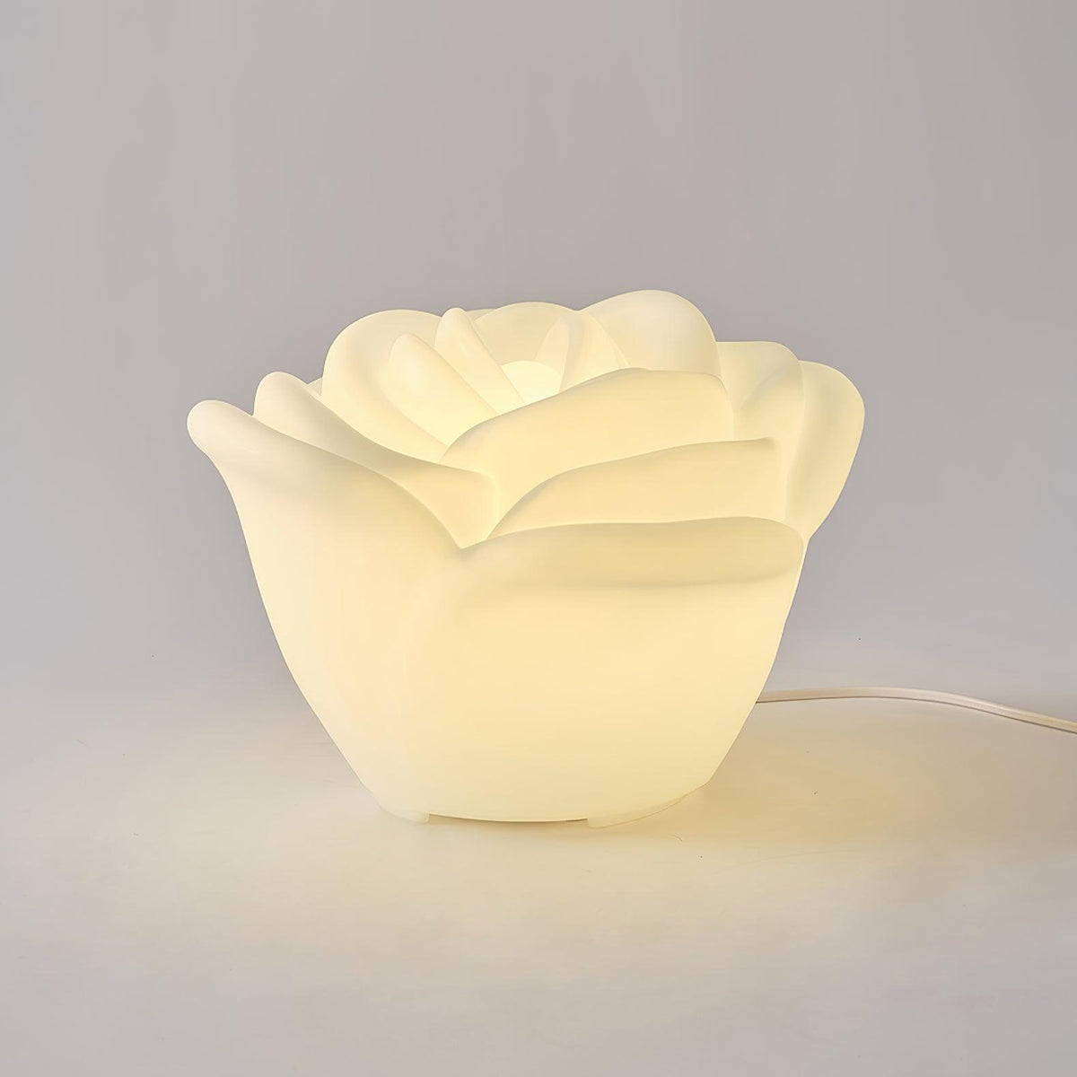 Rosebud lámpara de mesa elegante