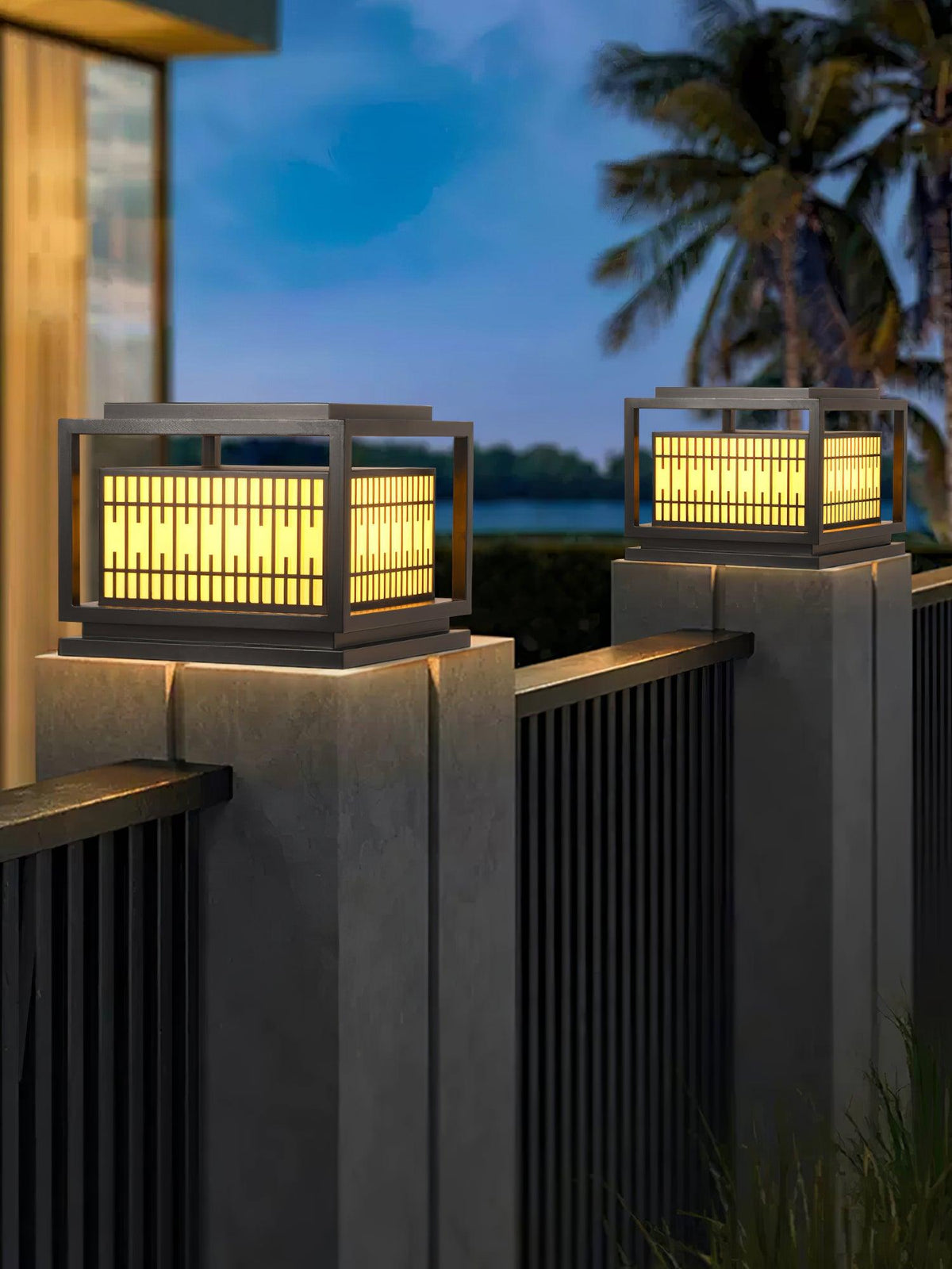 Elijah luminaria exterior moderna