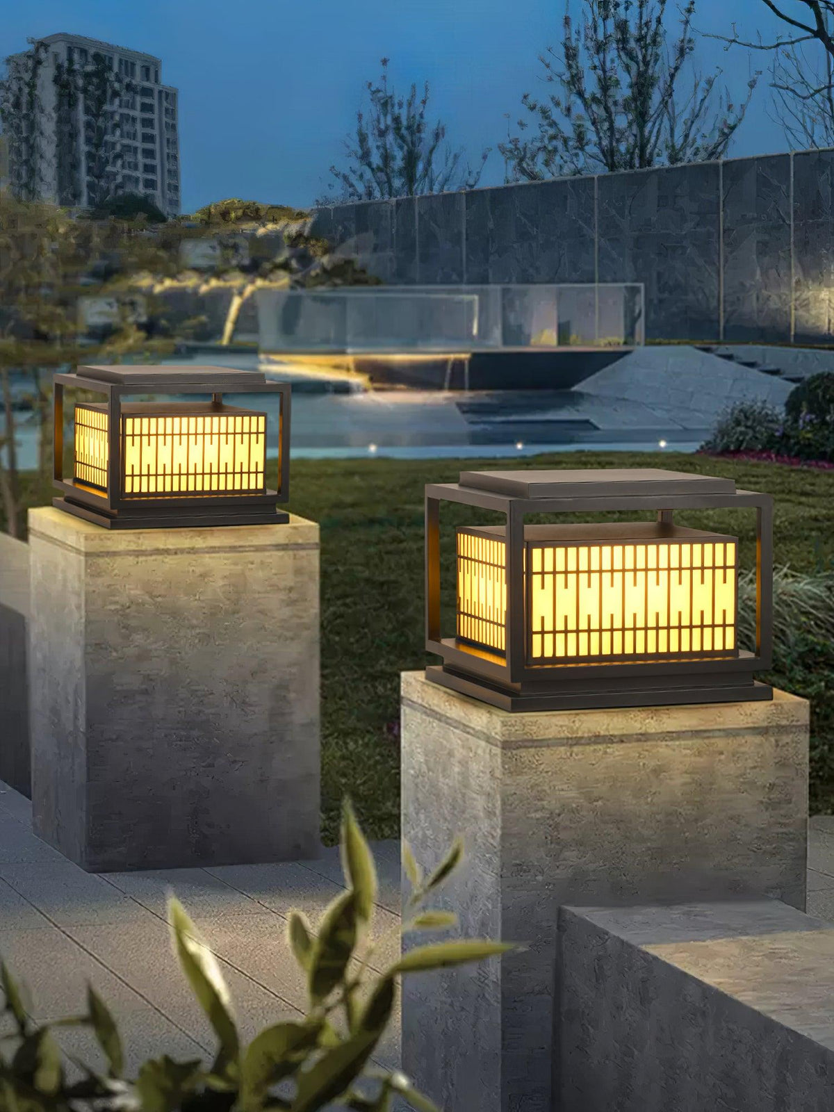 Elijah luminaria exterior moderna