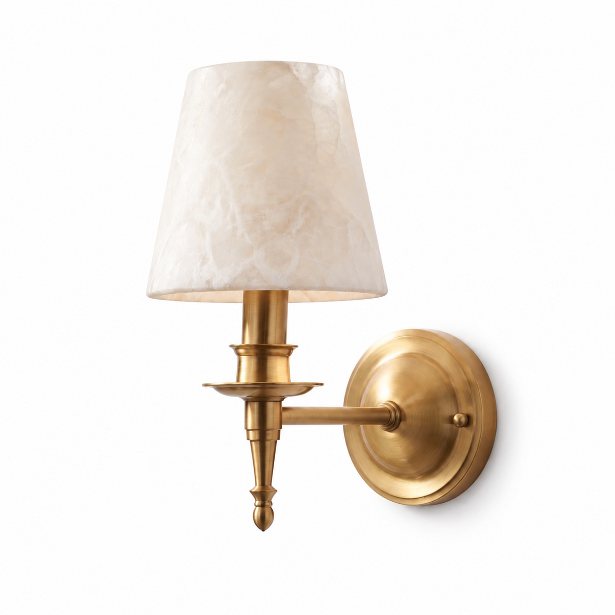 Ashmere Aplique de pared de alabastro