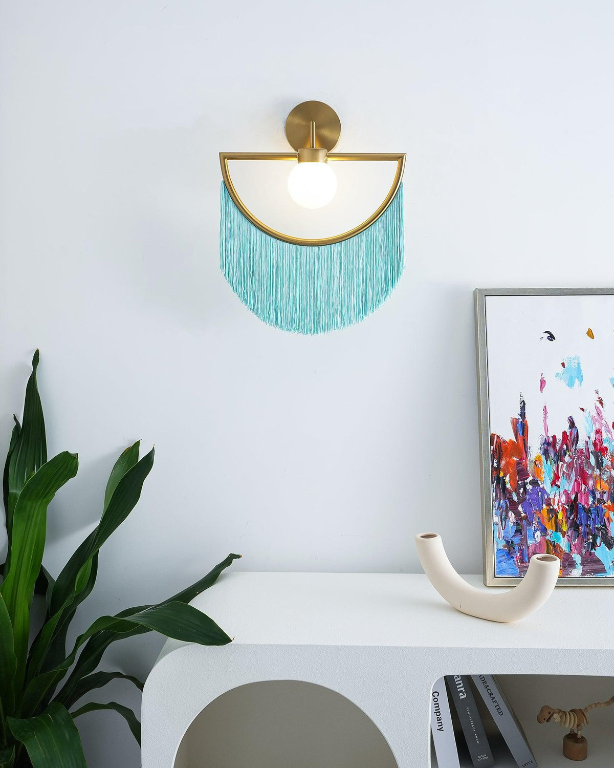 Wink aplique de pared con borlas