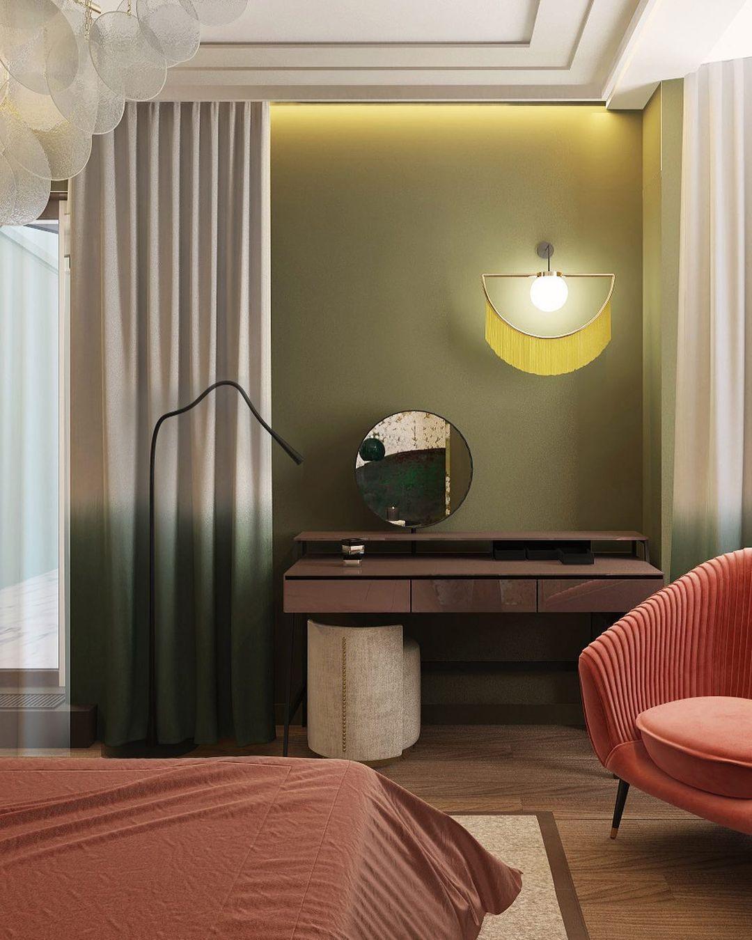 Wink aplique de pared con borlas