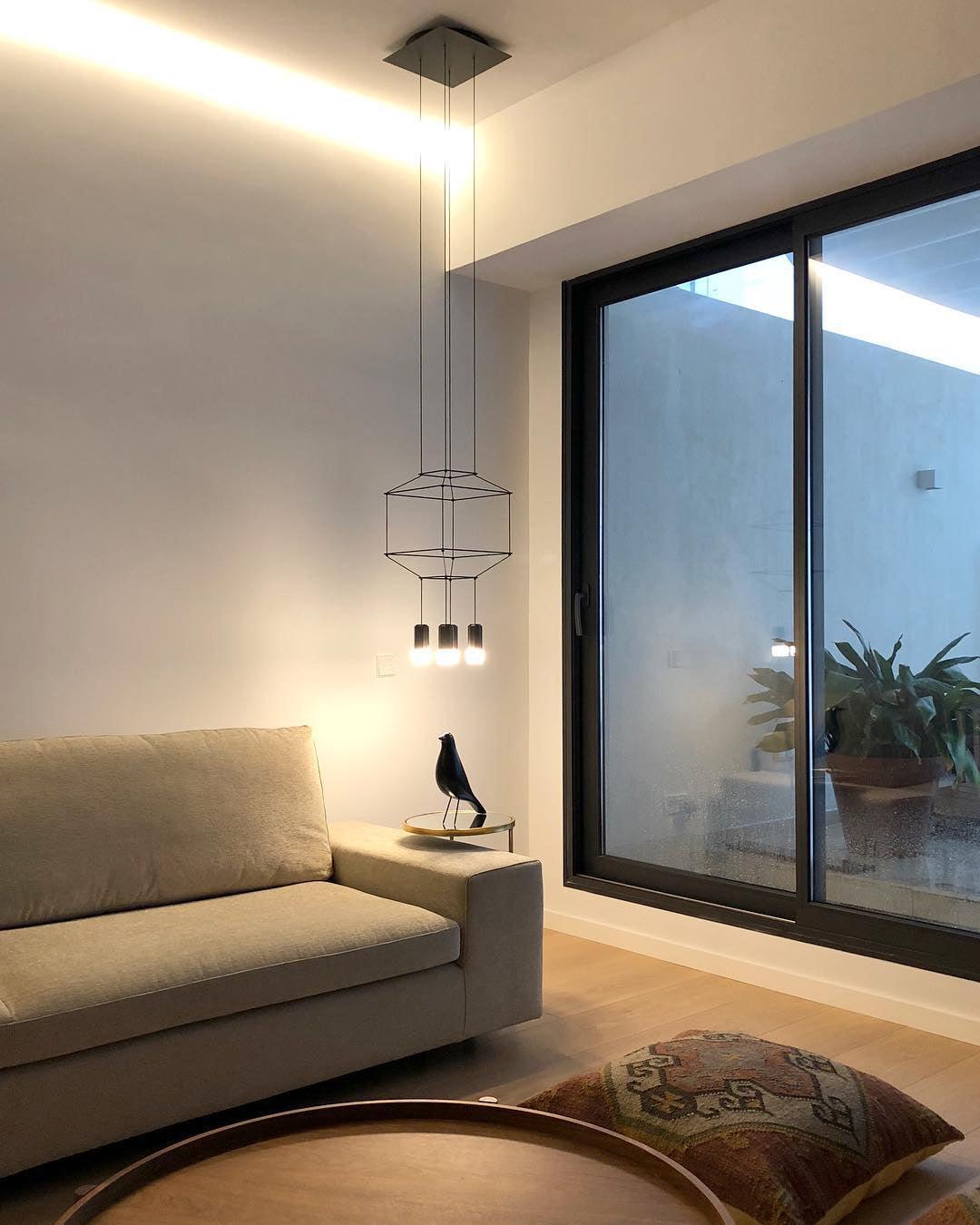 Elaalora lámpara colgante geométrica de cable negro LED