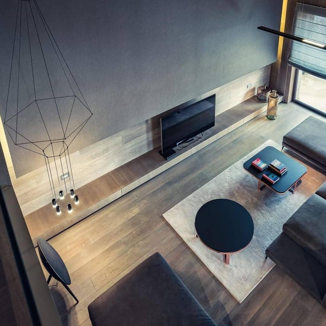 Elaalora lámpara colgante geométrica de cable negro LED
