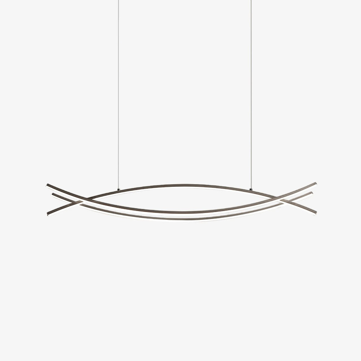 Curinis lámpara de araña moderna minimalista con arte LED