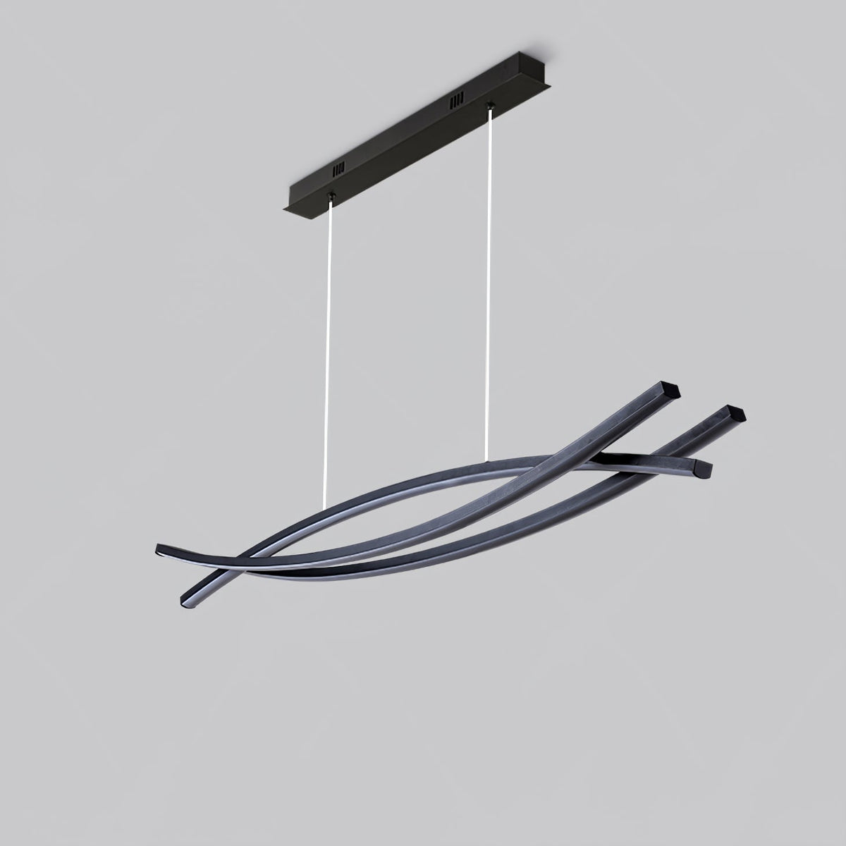Curinis lámpara de araña moderna minimalista con arte LED