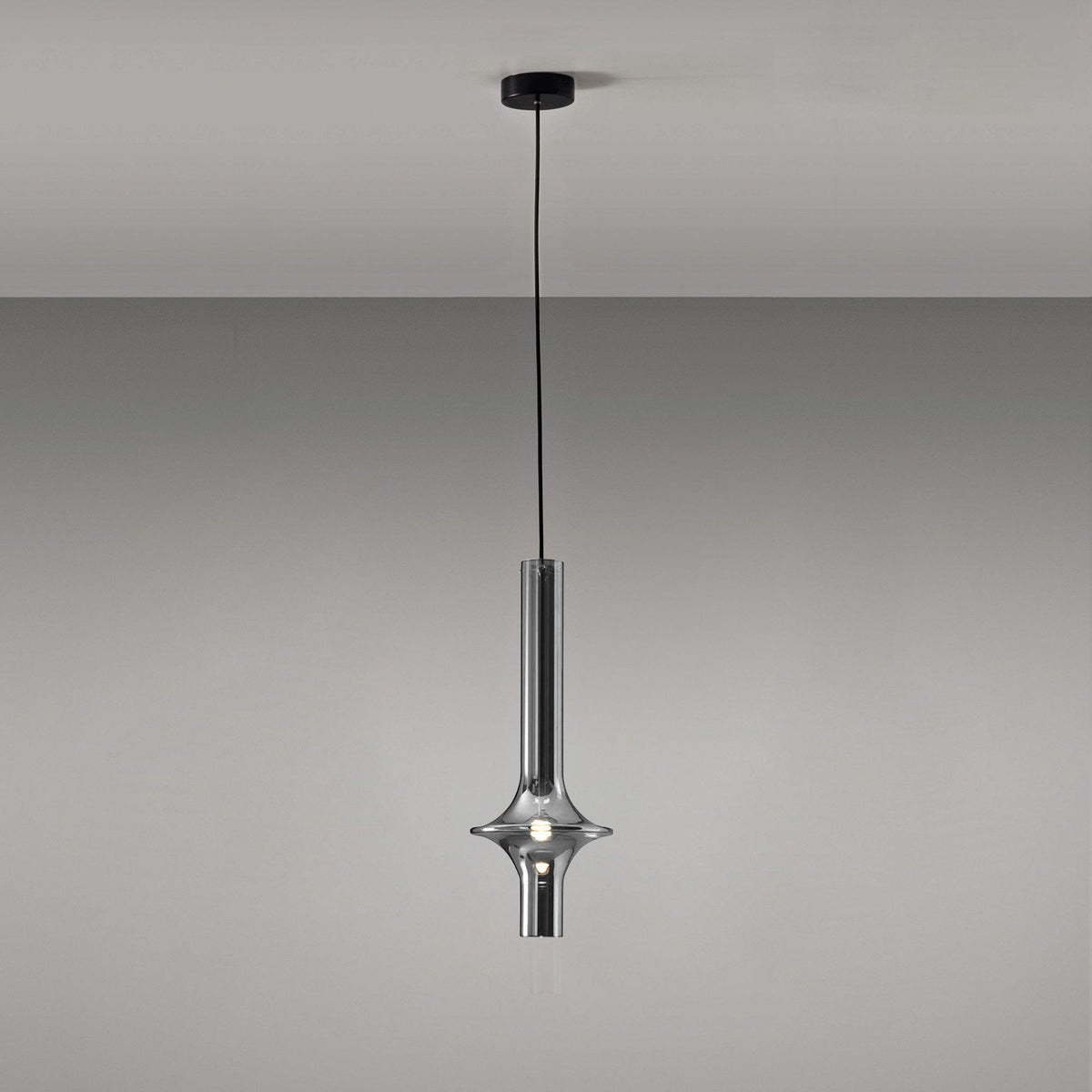 Sarenol lámpara colgante de vidrio industrial glam