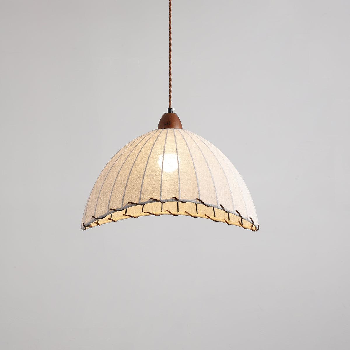 Linoena lámpara colgante moderna con tejido