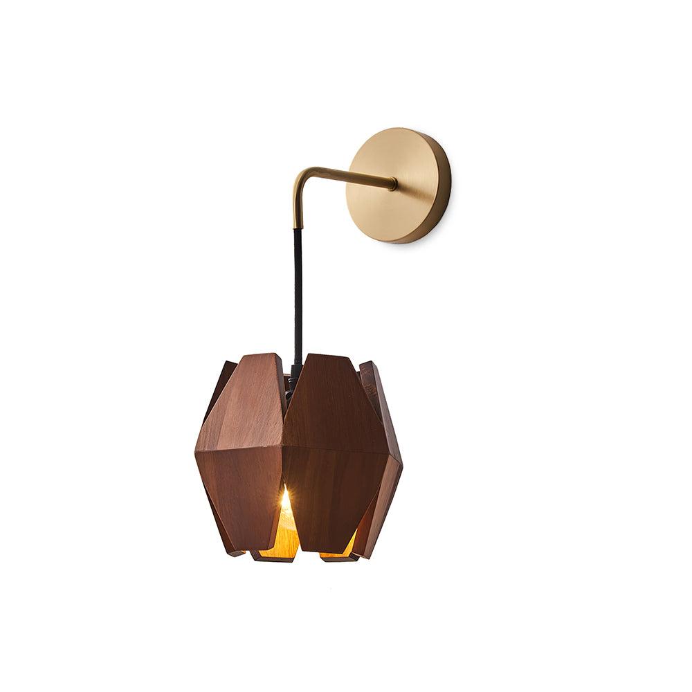 Aplique de pared Geométrico de madera minimalista nórdico