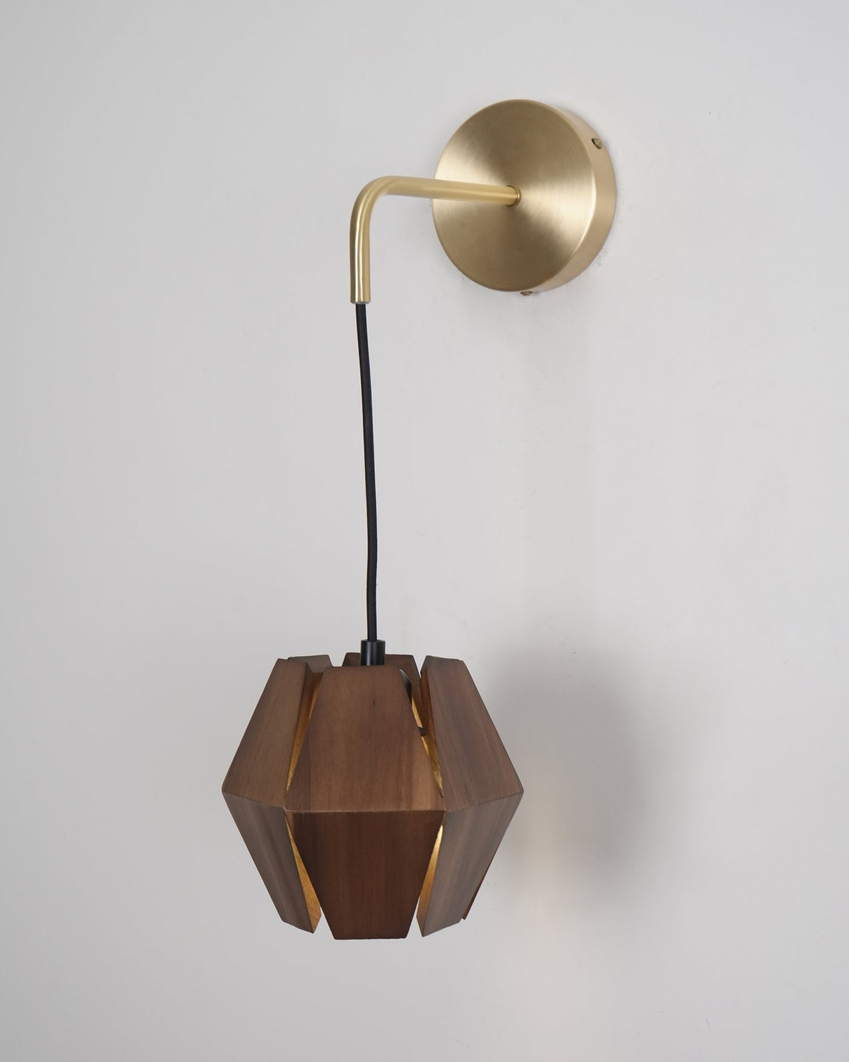 Aplique de pared Geométrico de madera minimalista nórdico