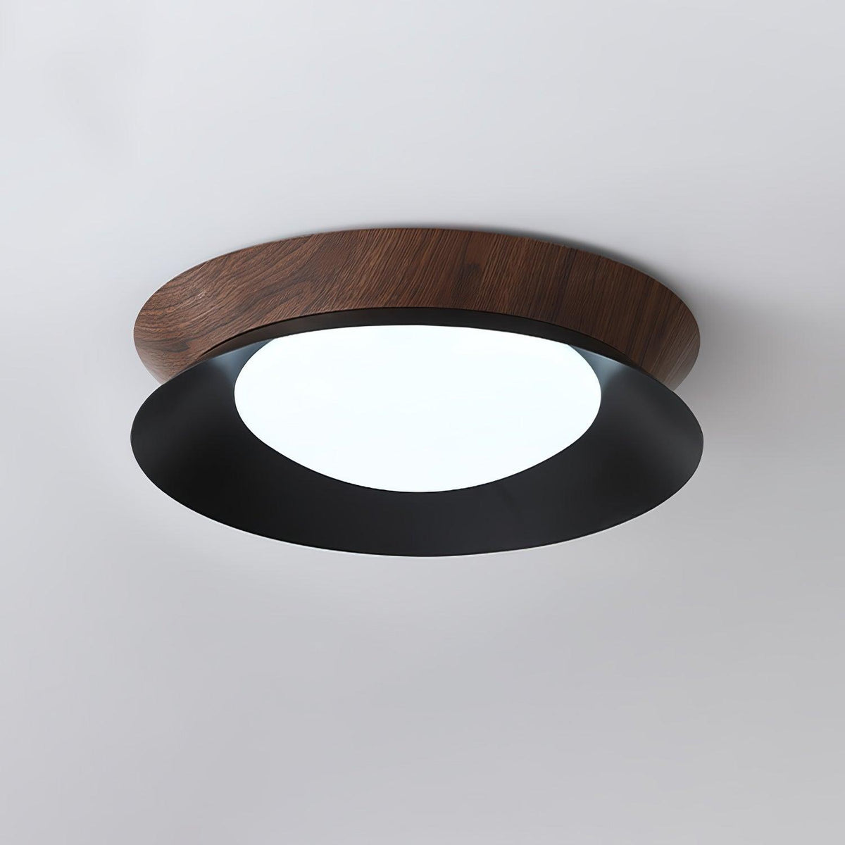 Acor lámpara de techo Anillo Double Half Round nórdico