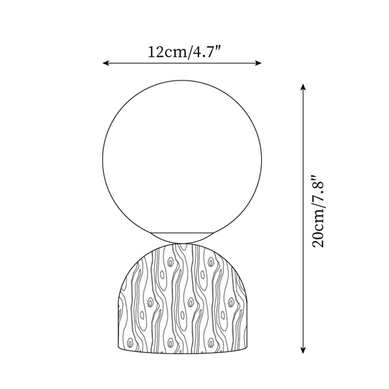 Renaaine lámpara de mesa