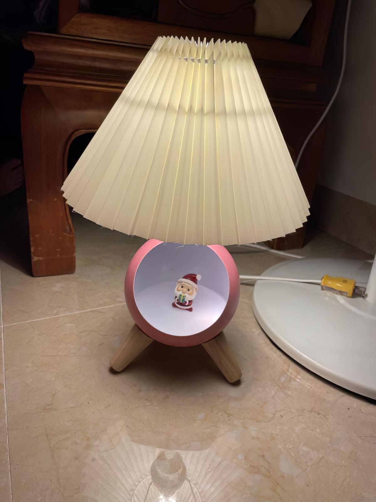 Hazelle lámpara de mesa moderna de tejido