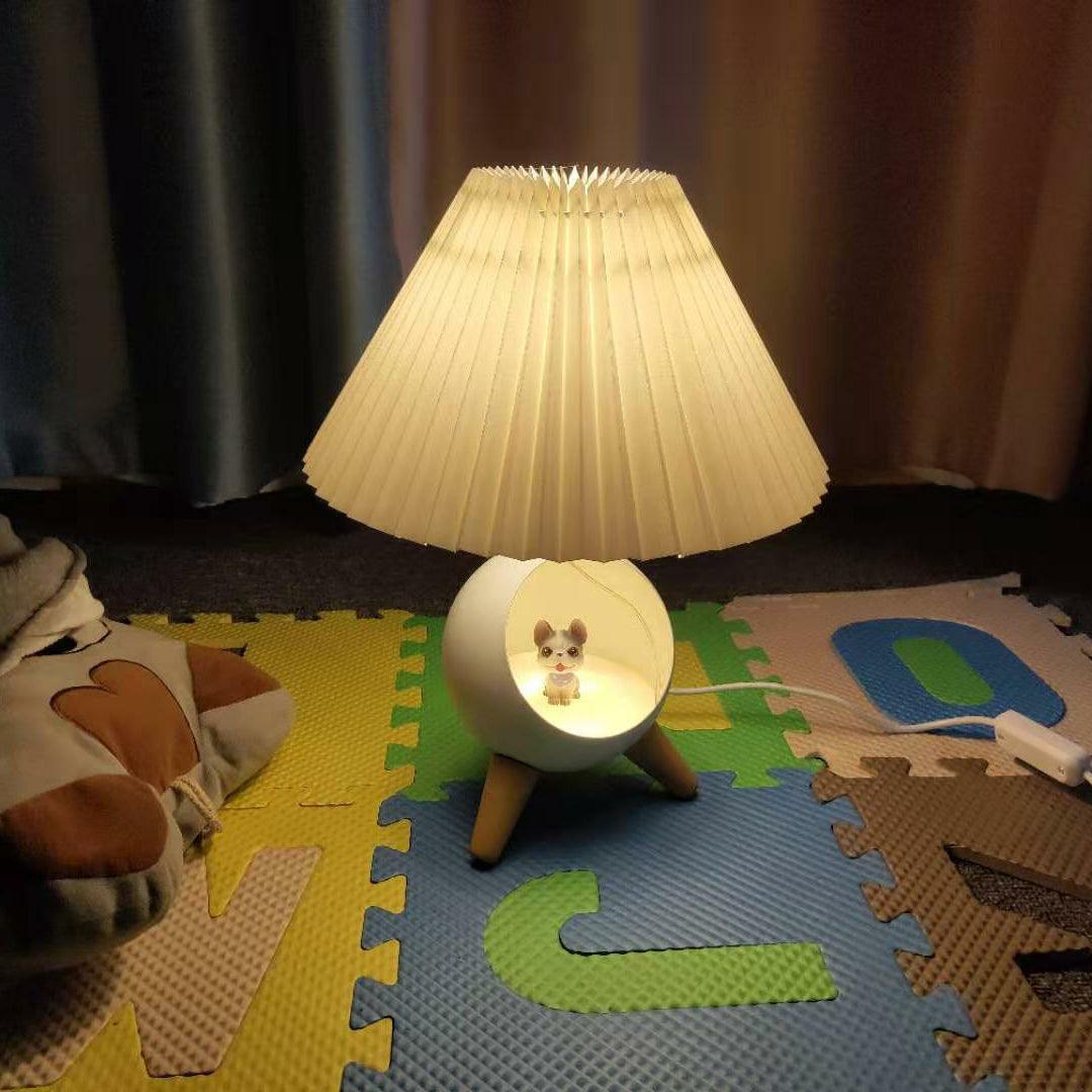 Hazelle lámpara de mesa moderna de tejido
