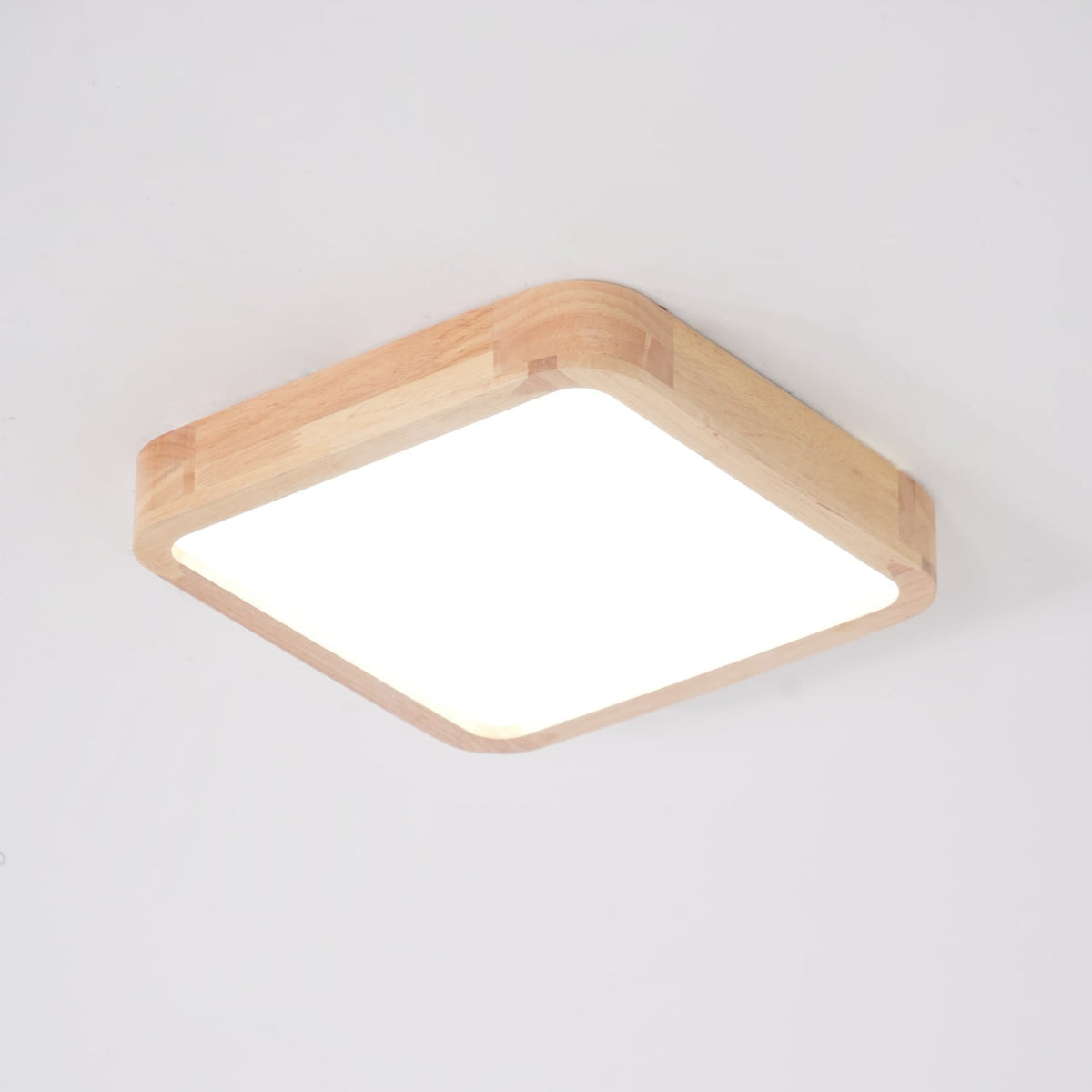 Aldalaya lámpara de techo Geométrica LED de madera