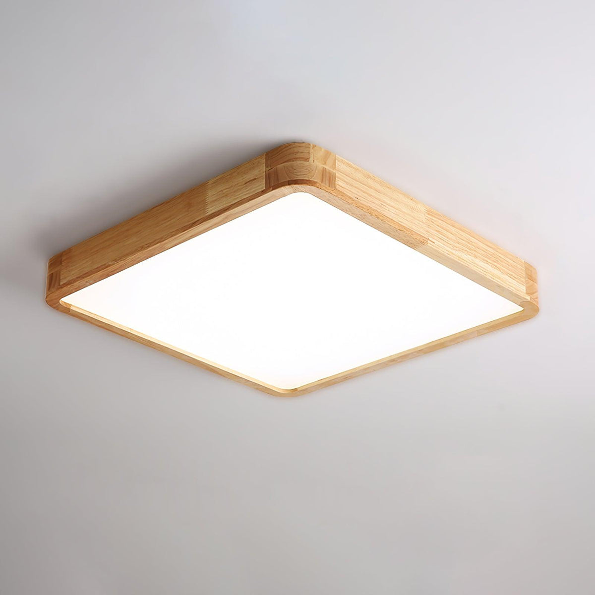 Muto Lámpara de Techo Geométrica de Madera