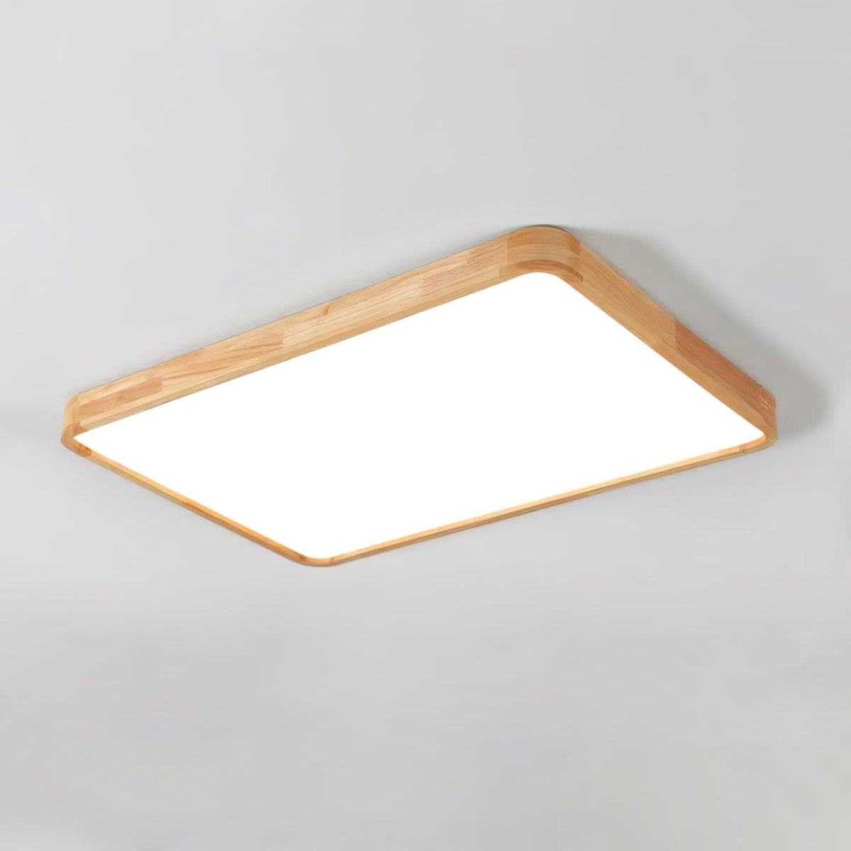Aldalaya lámpara de techo Geométrica LED de madera