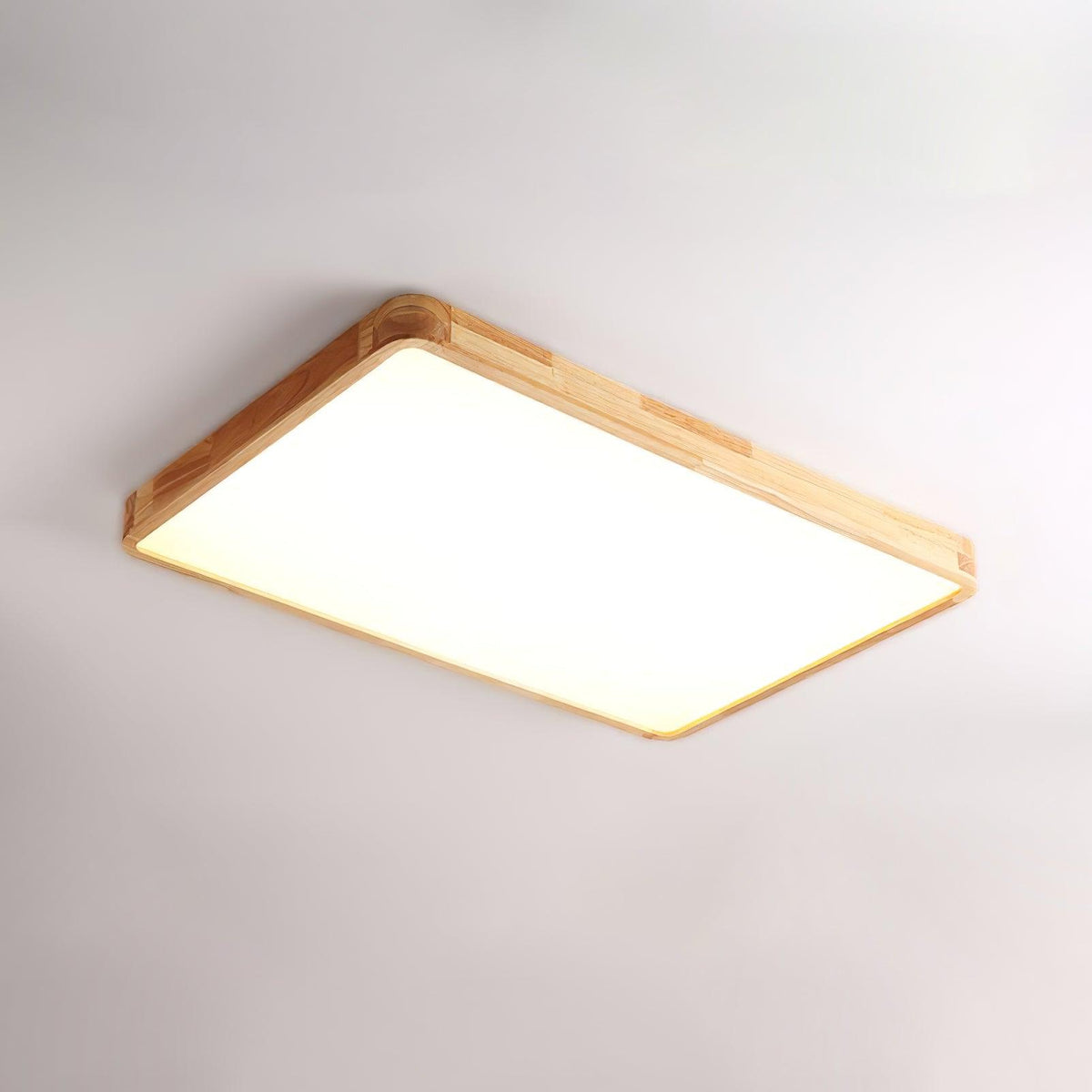 Aldalaya lámpara de techo Geométrica LED de madera