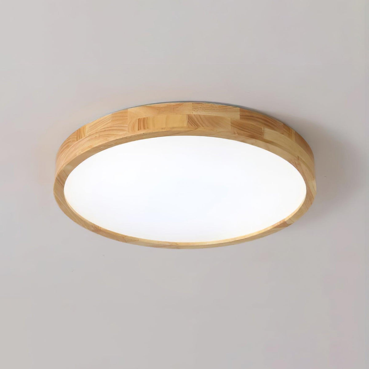Aldalaya lámpara de techo Geométrica LED de madera