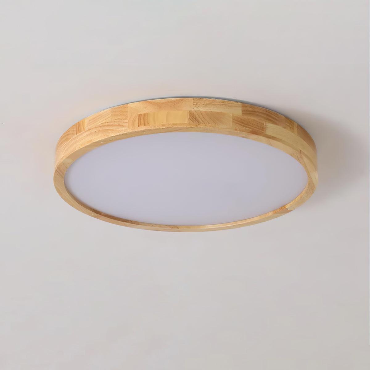 Aldalaya lámpara de techo Geométrica LED de madera