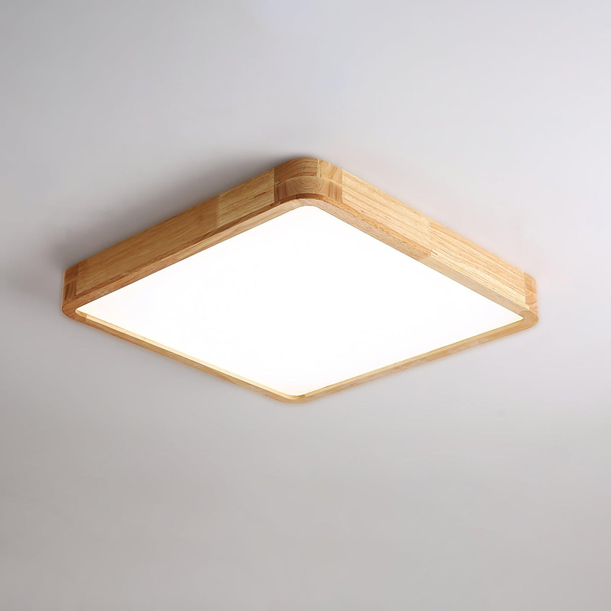 Aldalaya lámpara de techo Geométrica LED de madera