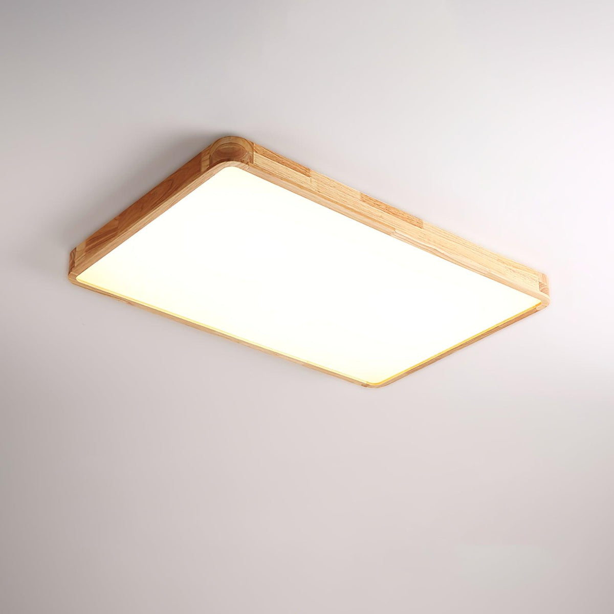 Aldalaya lámpara de techo Geométrica LED de madera