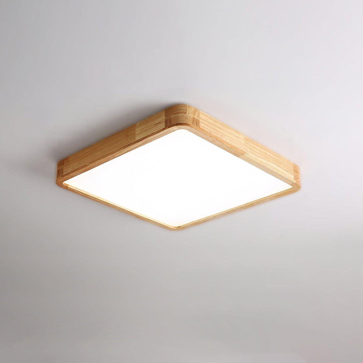 Aldalaya lámpara de techo Geométrica LED de madera