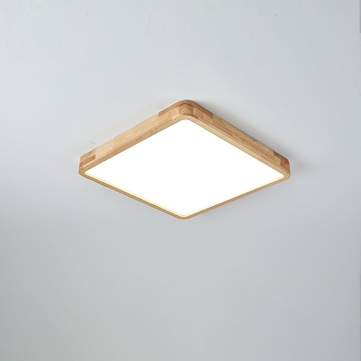 Aldalaya lámpara de techo Geométrica LED de madera