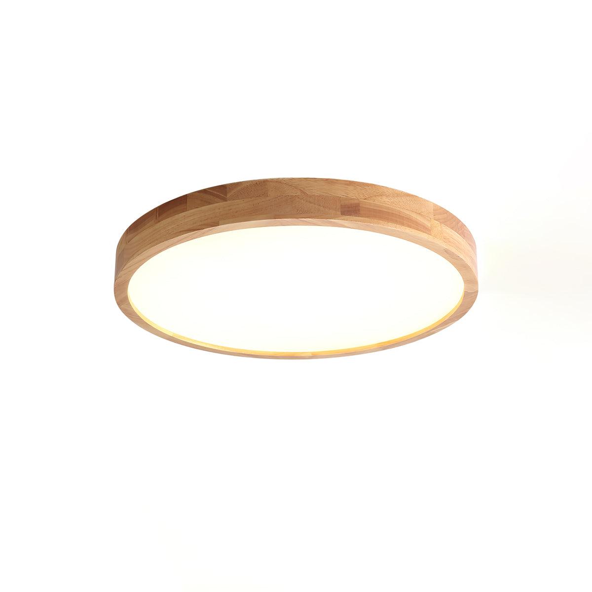 Aldalaya lámpara de techo Geométrica LED de madera