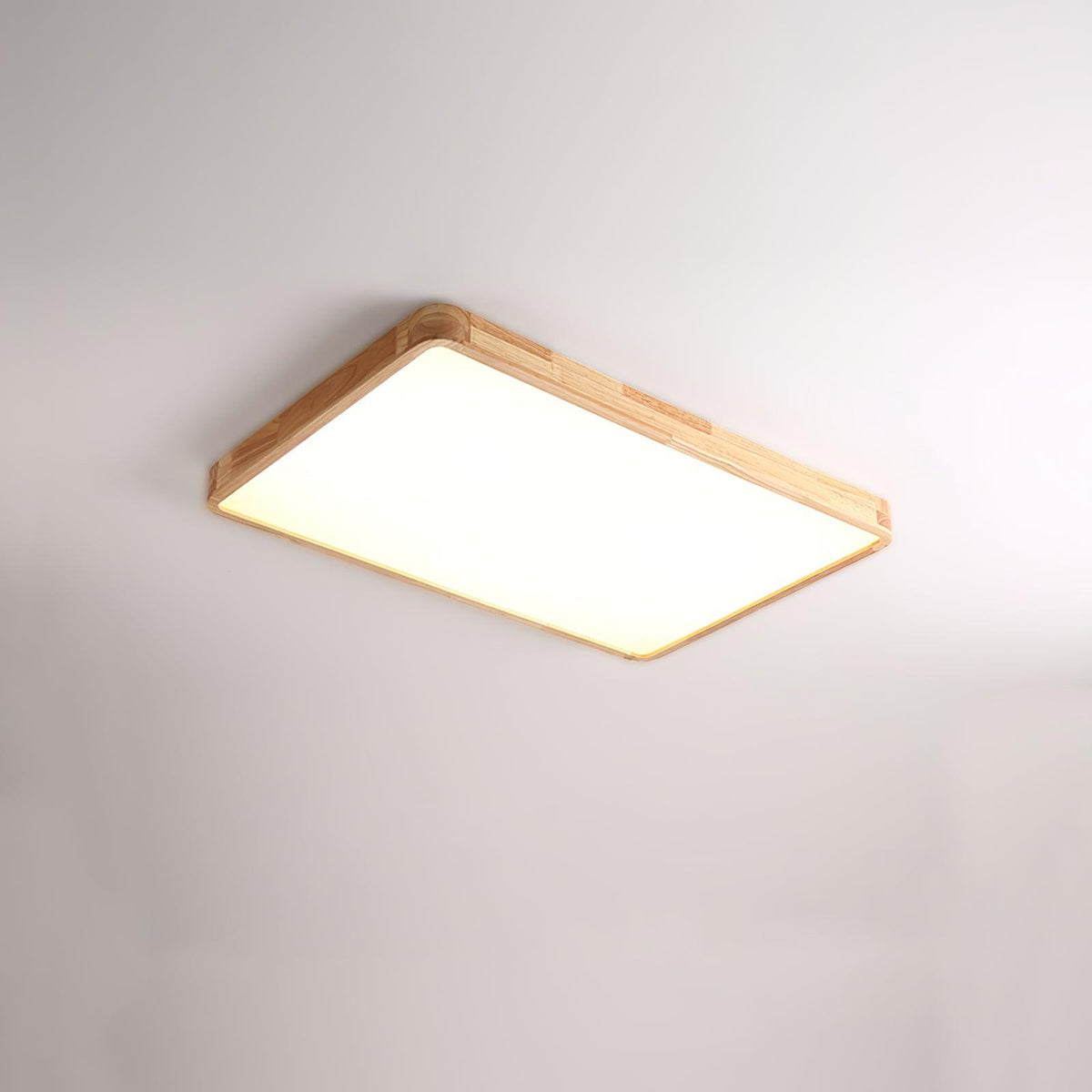 Aldalaya lámpara de techo Geométrica LED de madera