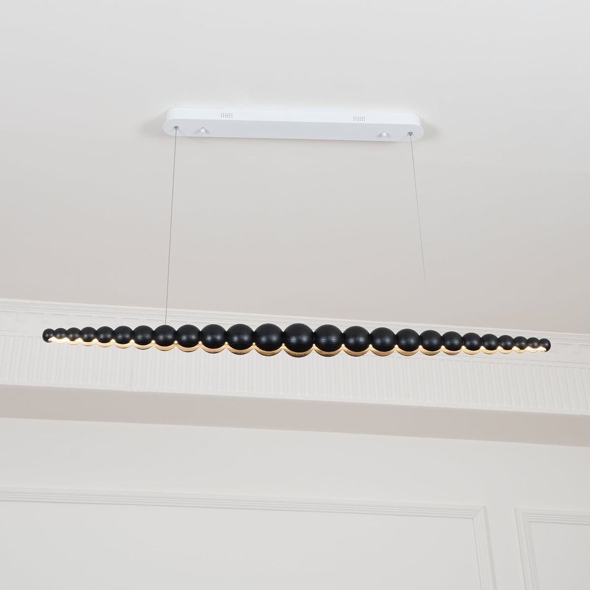 Orlanre lámpara colgante de madera minimalista