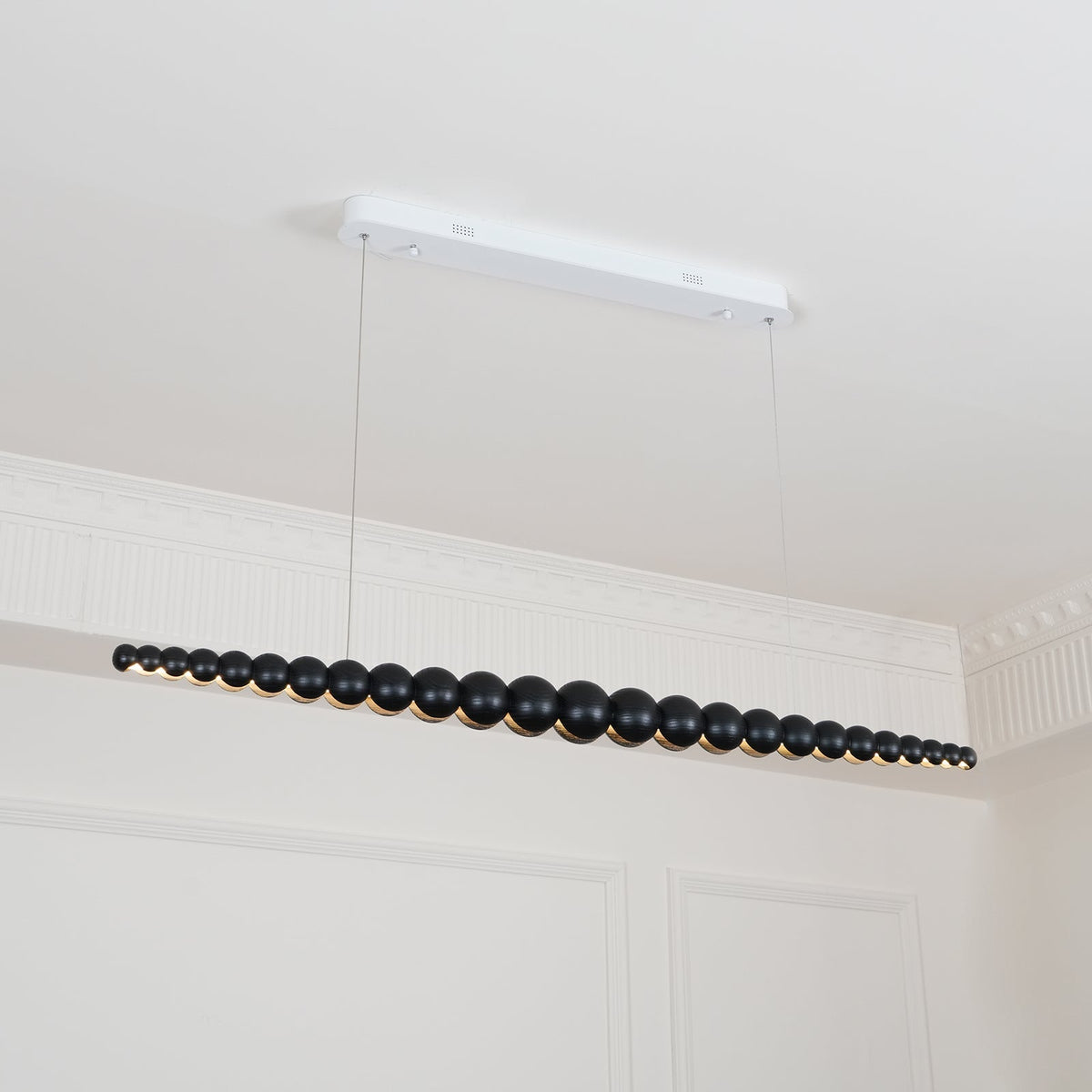Orlanre lámpara colgante de madera minimalista