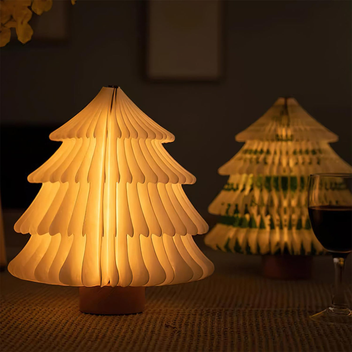 Xmas lámpara de mesa plegable para árbol de Navidad