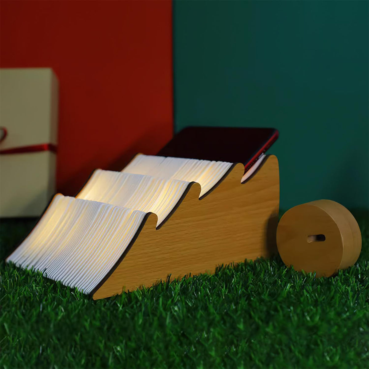 Xmas lámpara de mesa plegable para árbol de Navidad