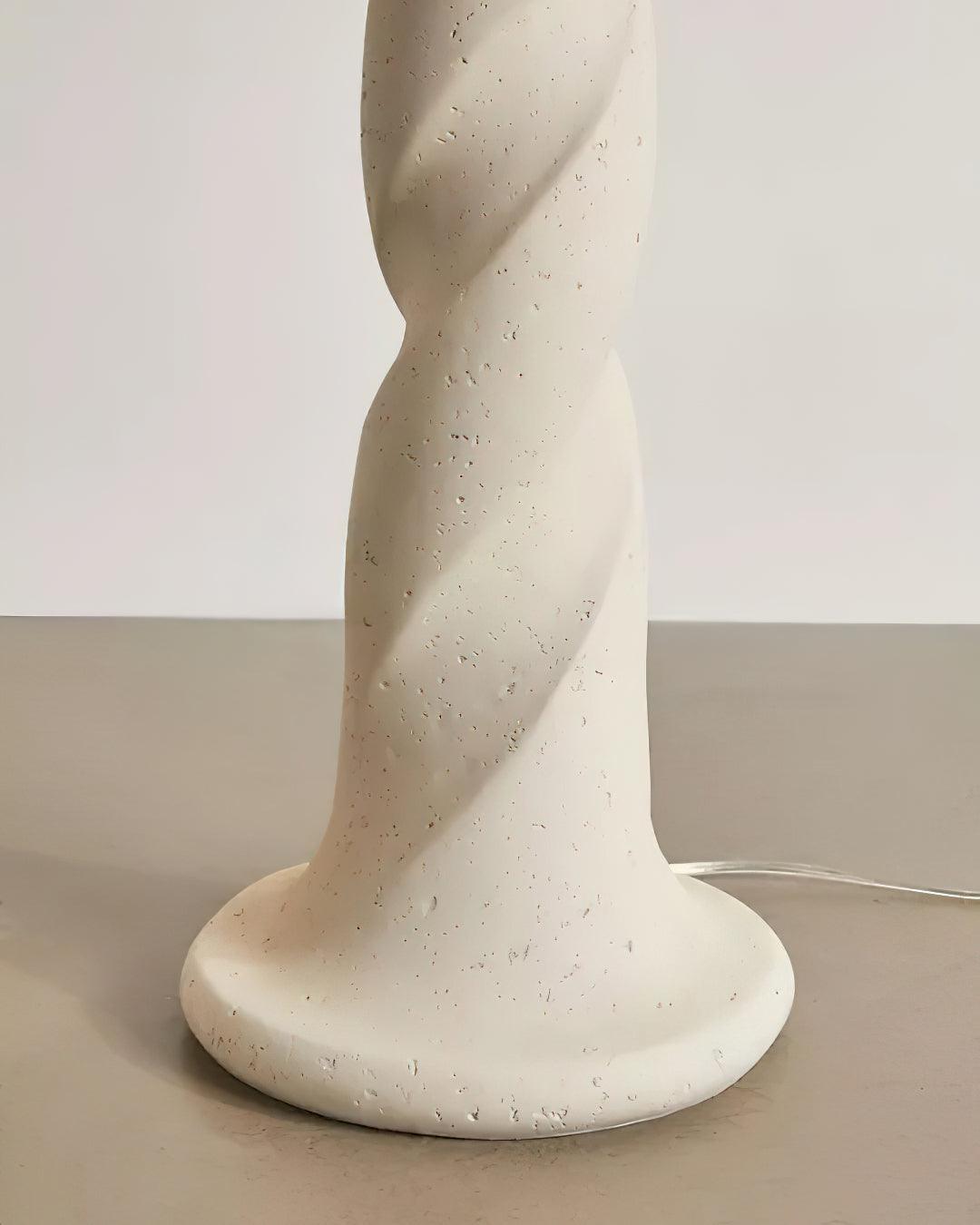 Voliril lámpara de pie artística de resina