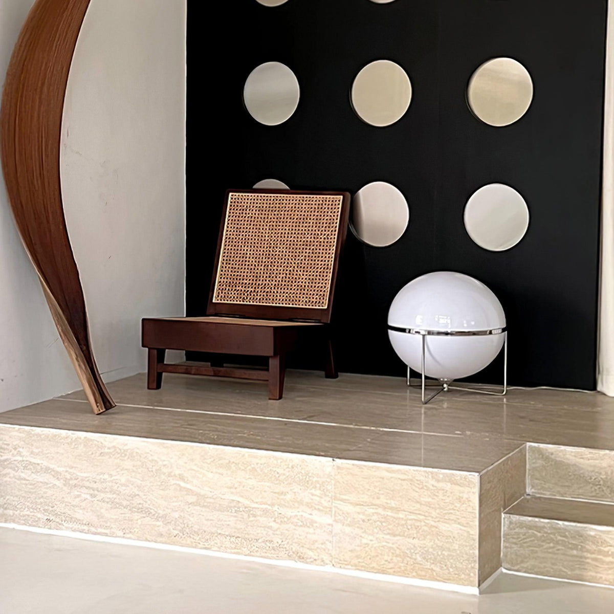 Cori lámpara de mesa minimalista