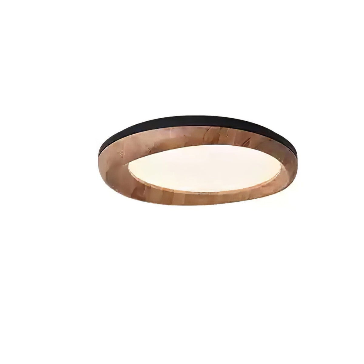 Eurtheara lámpara de techo de vidrio y madera orgánica