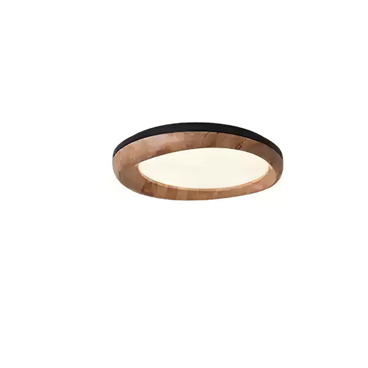 Eurtheara lámpara de techo de vidrio y madera orgánica