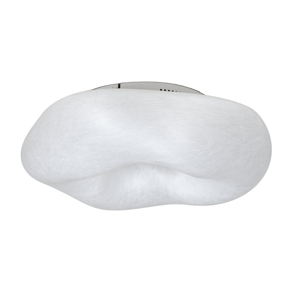 Calerelle lámpara de techo forma nube seda elegante
