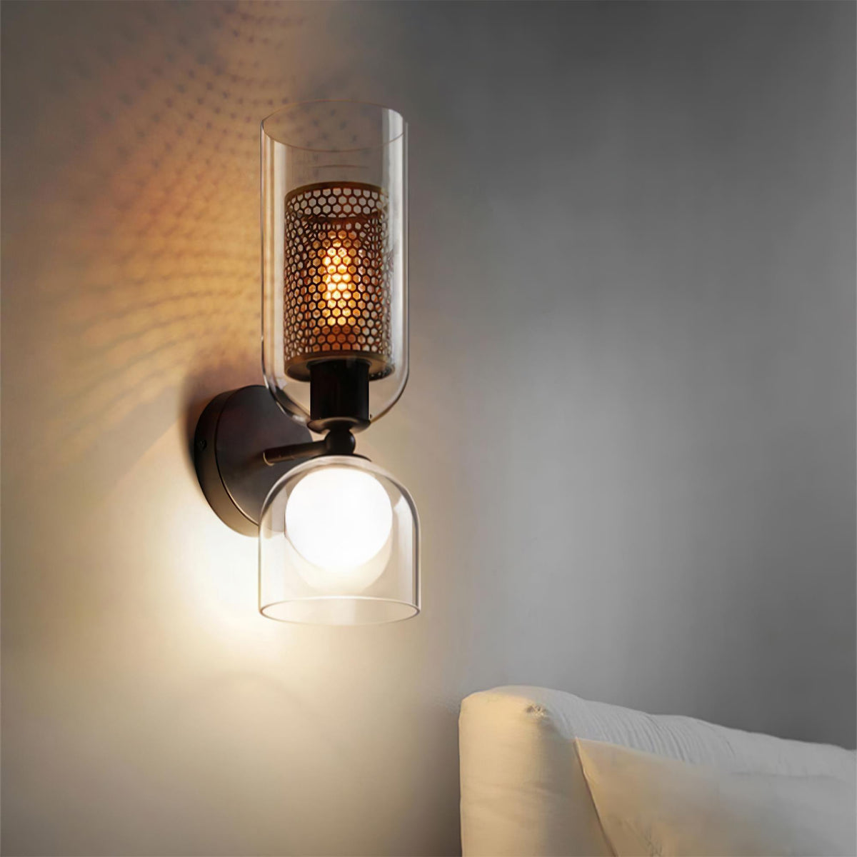 Alvynan aplique de pared Premium nórdico de vidrio artístico