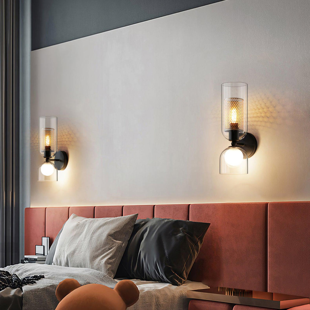 Alvynan aplique de pared Premium nórdico de vidrio artístico