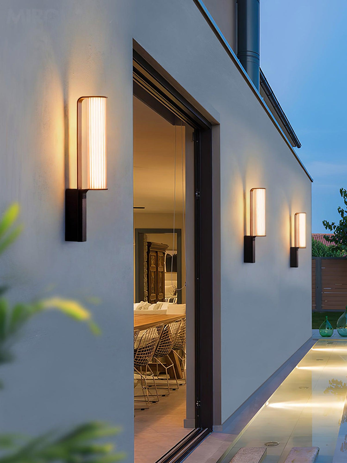 Utalionis aplique de pared LED Arc exterior único