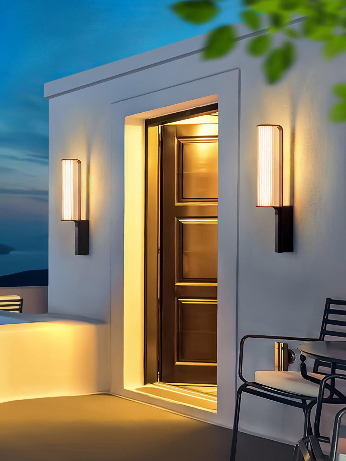 Utalionis aplique de pared LED Arc exterior único