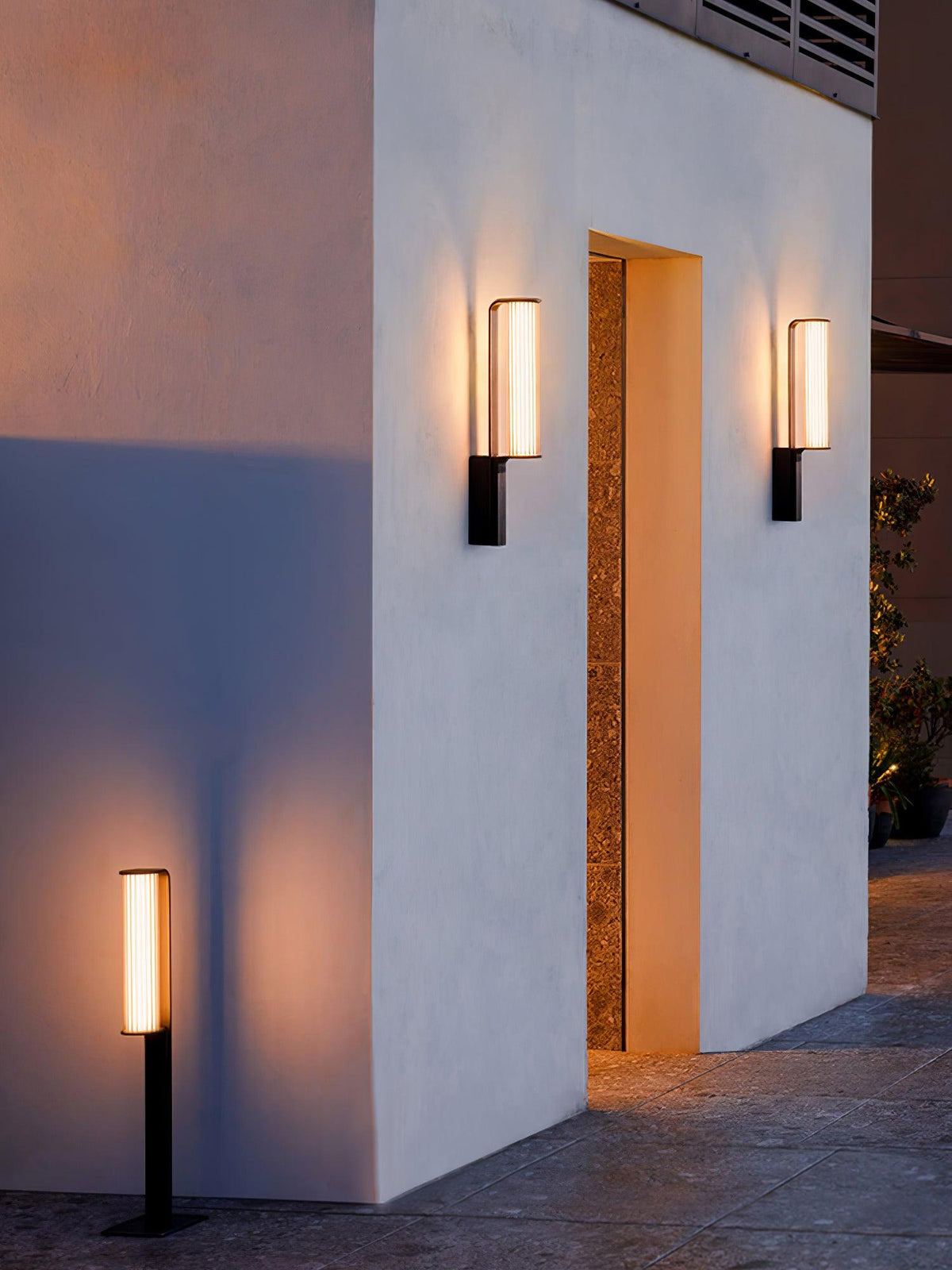 Utalionis aplique de pared LED Arc exterior único