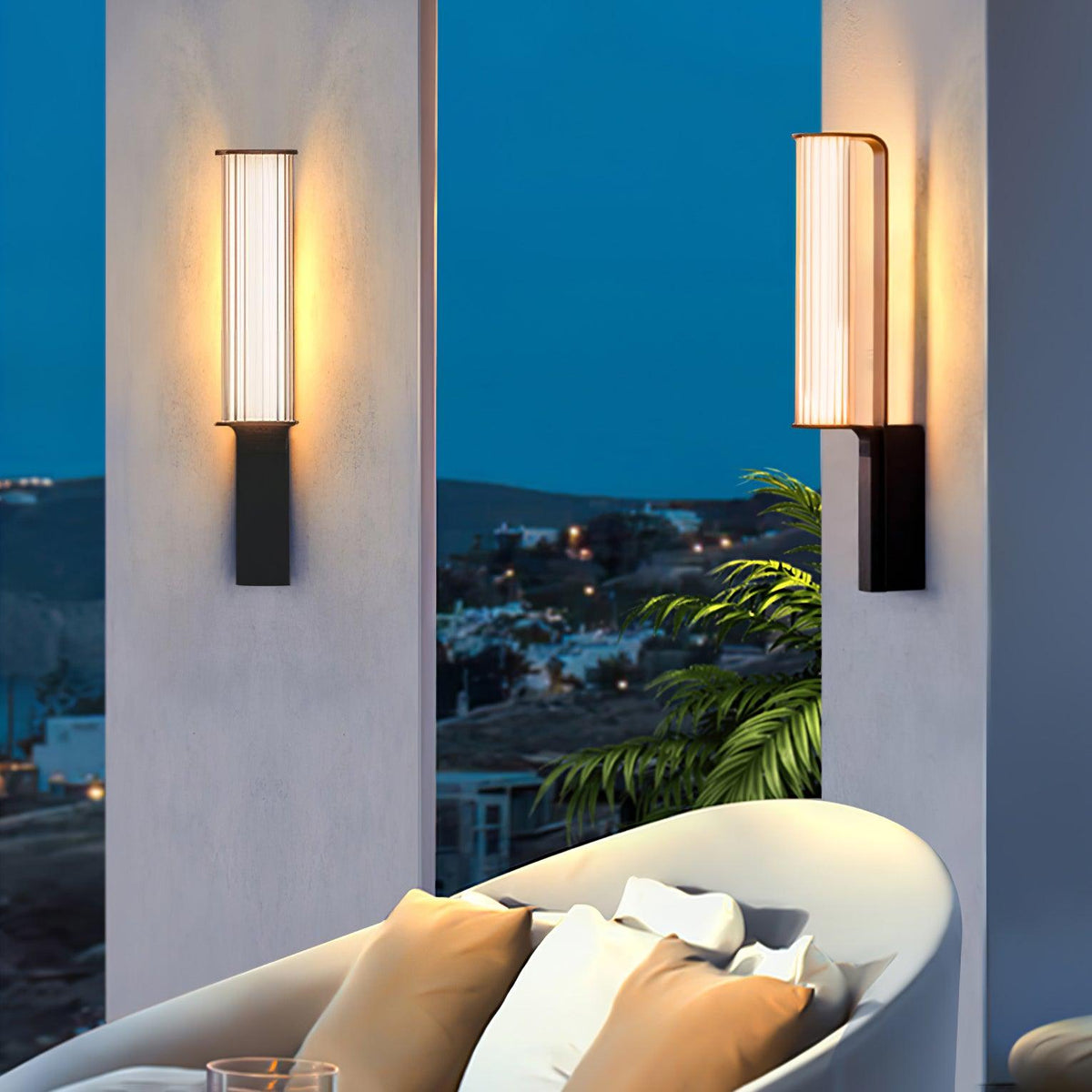 Utalionis aplique de pared LED Arc exterior único