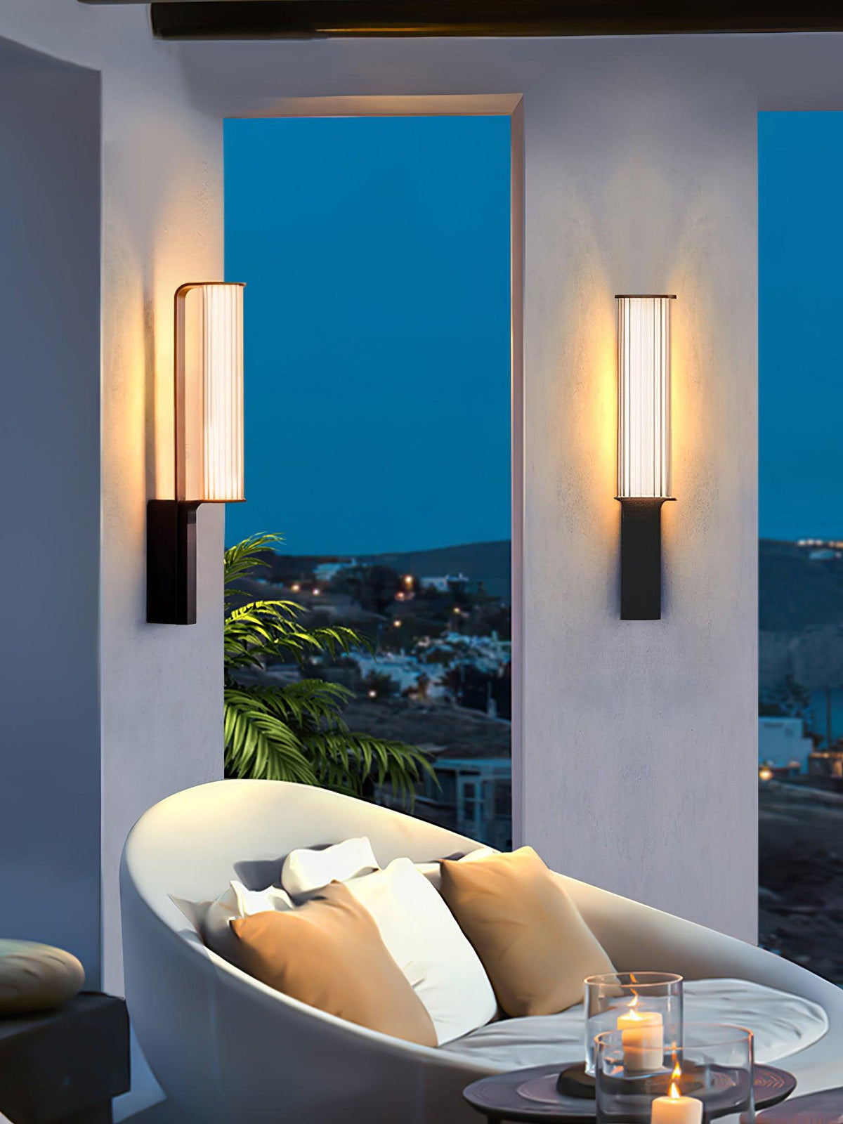 Utalionis aplique de pared LED Arc exterior único