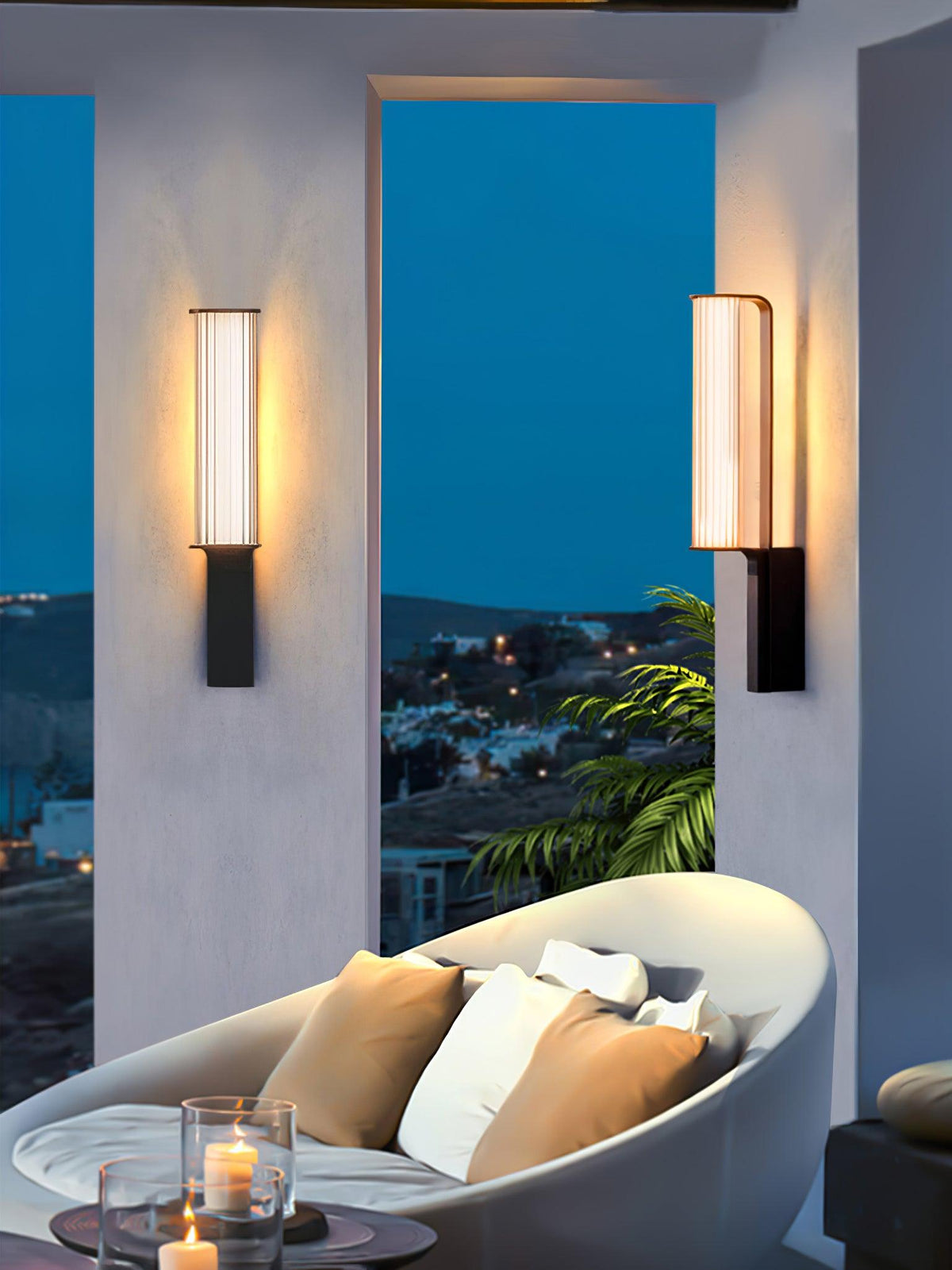 Utalionis aplique de pared LED Arc exterior único