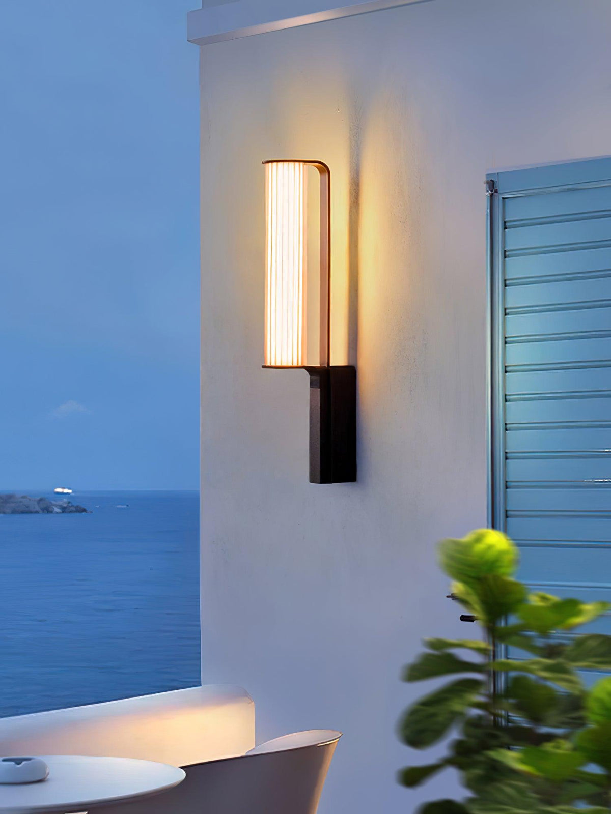 Utalionis aplique de pared LED Arc exterior único