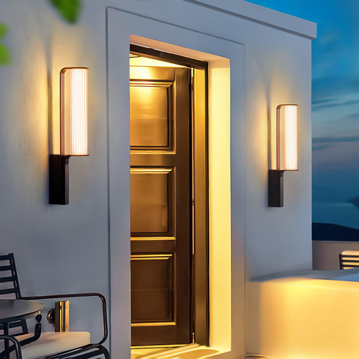 Utalionis aplique de pared LED Arc exterior único
