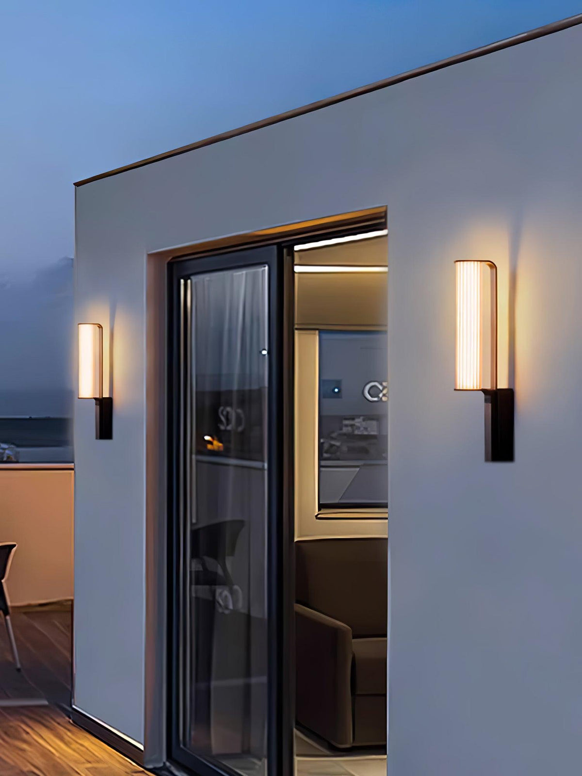 Utalionis aplique de pared LED Arc exterior único